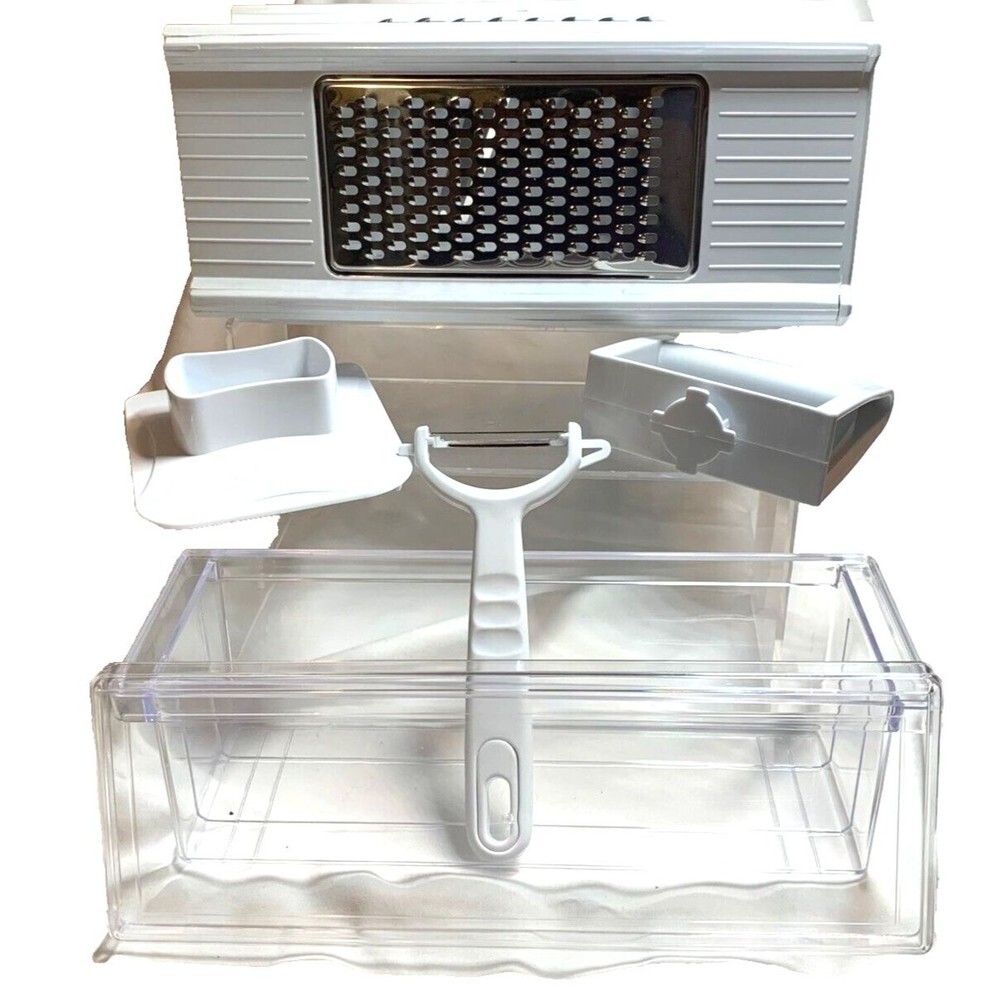 5In1 Mandoline Slicer for Kitchen Cheese Grater Multi Purpose Veggie Slicer New